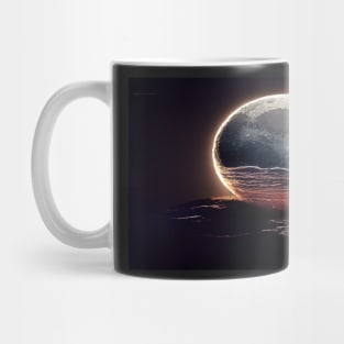 Unwind With The Moon And Relax Into Space Mug